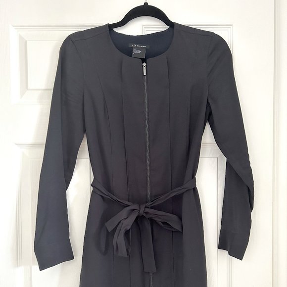 ARAMANI-front zip dress, size 2 - Picture 1 of 2